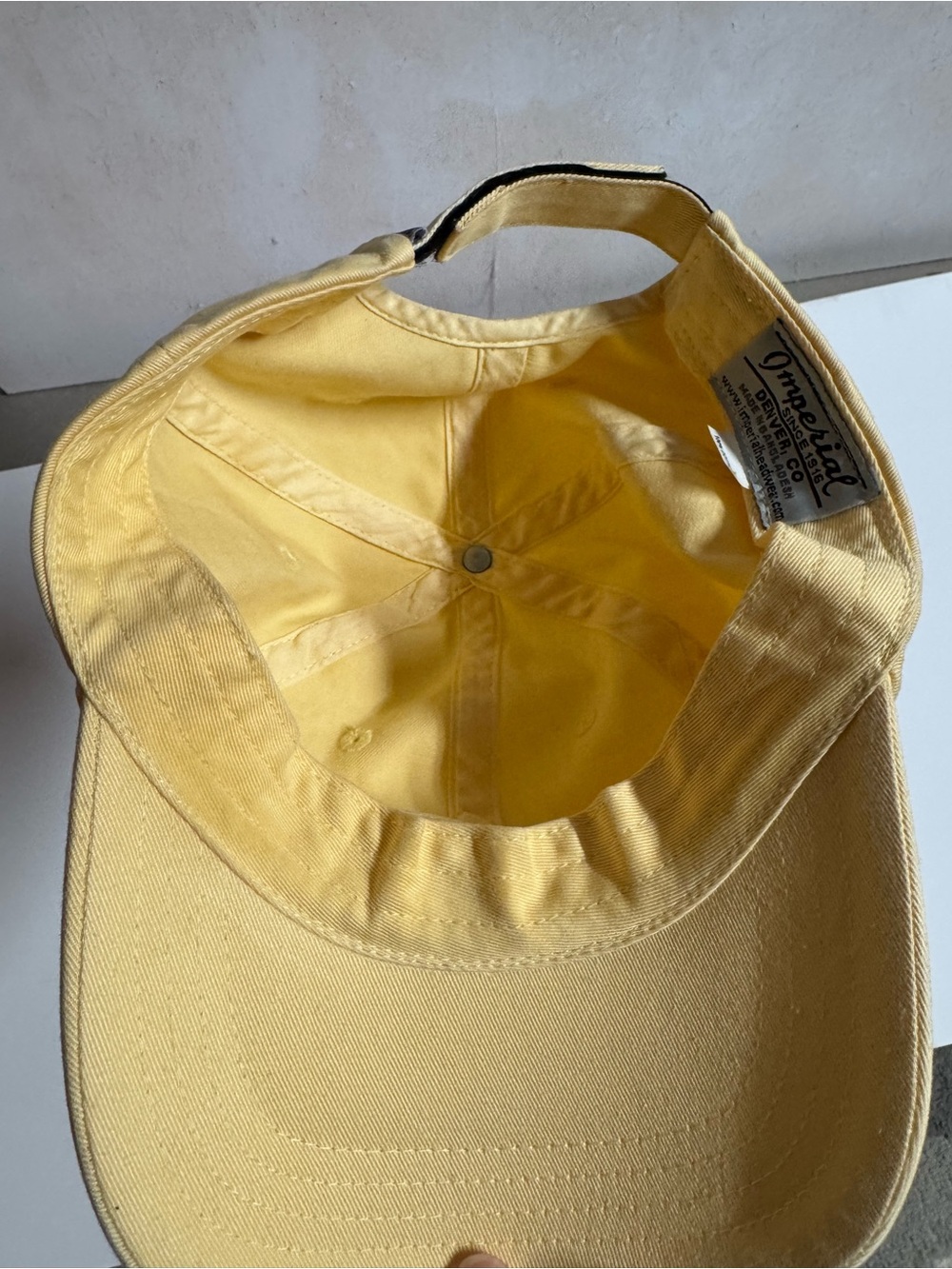 Yellow Doonbeg Golf Cap cotton - Picture 2 of 4
